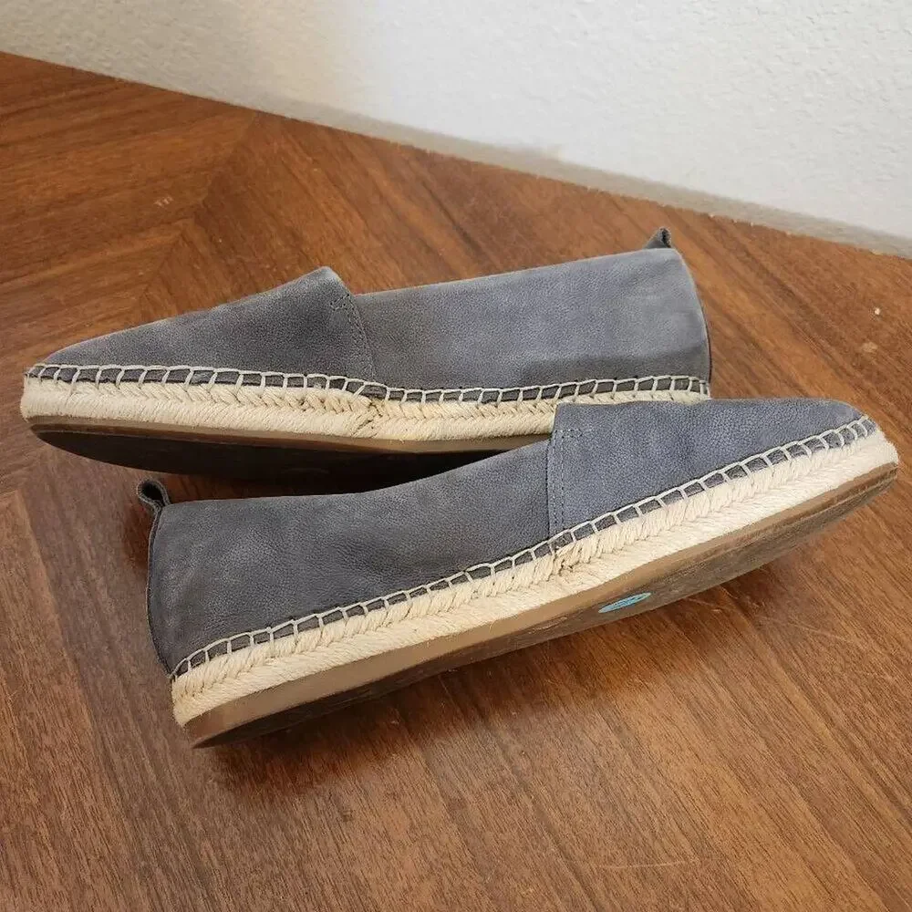 Lucky Brand Loretto Leather Espadrille Loafers